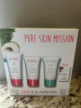 Clarins My Clarins Pure Skin Mission Set My Pure Skincare Set NWT